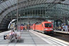 DB 182 013. Lørdag 13. august 2016, Berlin Hauptbahnhof