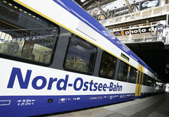 NOB testkørsel med nye togsæt. Lørdag 10. september 2005, Hamburg Hbf.