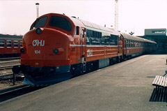 OHJ MX 104. Søndag 30. april 1989, Rødby Færge