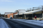 Aarup station, gadeside