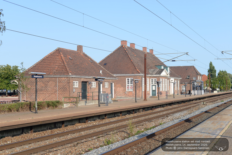 Hedehusene station set mod nordøst