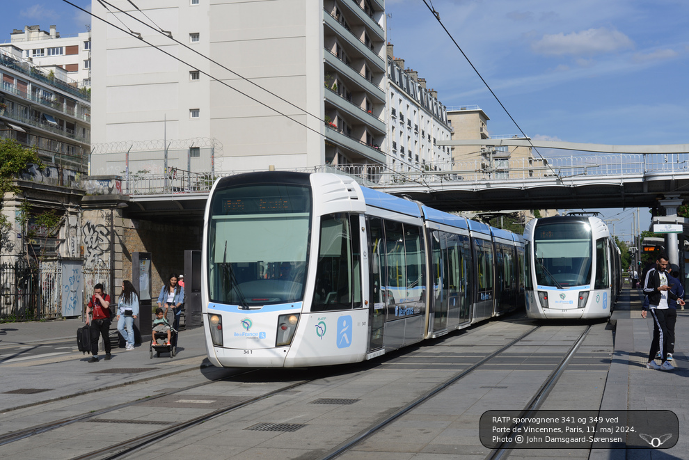 RATP sporvognene 341 og 349